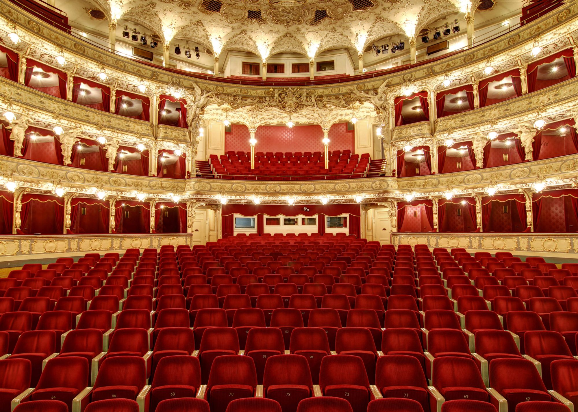Empty auditorium in the great theater